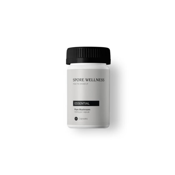 Spore Wellness (Essential) Mikrodosierungs-Pilzkapseln (25 oder 100 Kapseln)