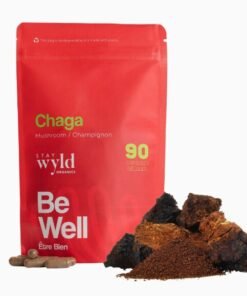 Stay Wyld Organics – Chaga-Pilz-Kapseln (Beutel mit 90 Stück)