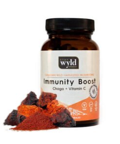 Stay Wyld Organics – Chaga Immunity Boost Pilzkapseln (60er-Flasche)